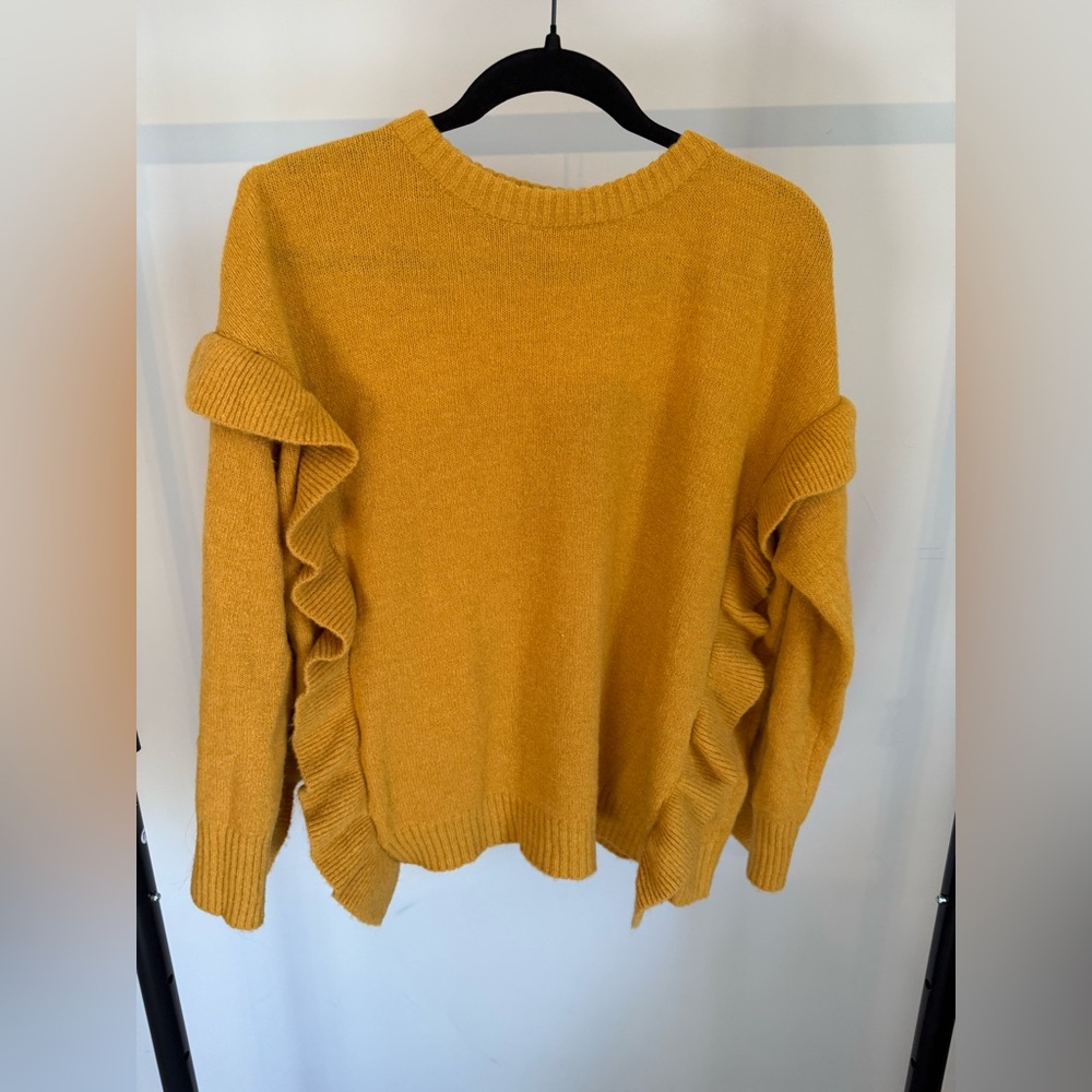 THML Golden Ruffle Sweater - Picture 2 of 5